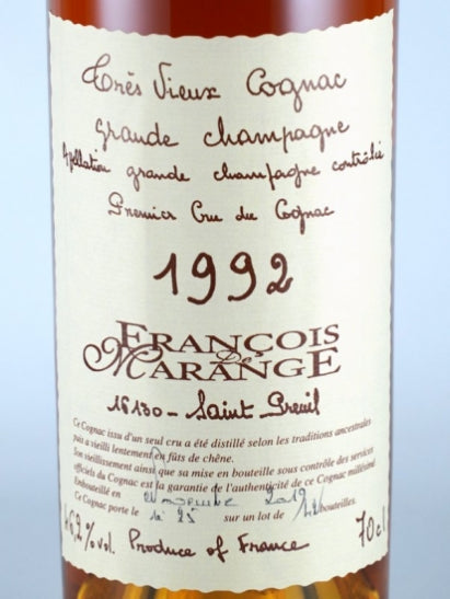 Francois Marange Grand Champagne 1992/2019