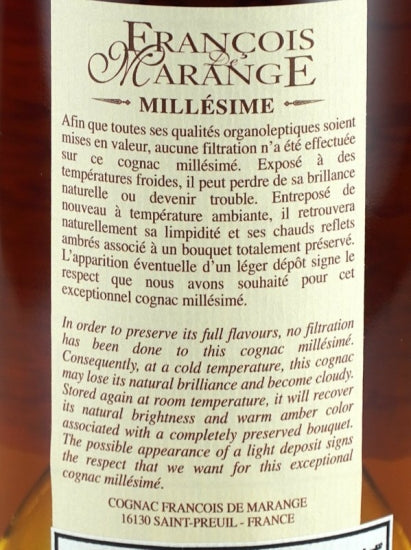 Francois Marange Grand Champagne 1992/2019