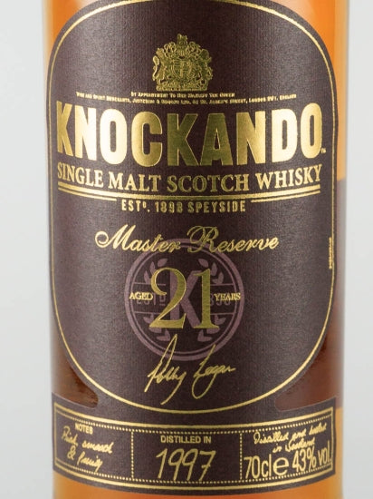 Knockando 21 Year Old 1997 Master Reserve