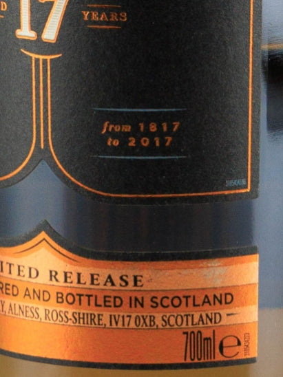 Teaninich 17 Year Old Special Release 2017