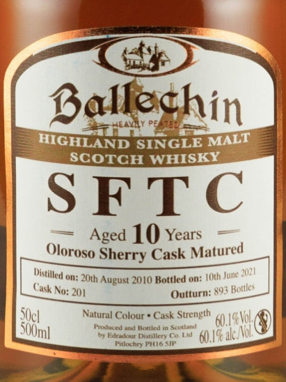 Ballechin 10 Year Old 2010 Sherry Cask Matured