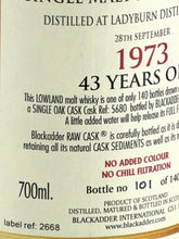 Load image into Gallery viewer, Black Adder Statement Ladyburn 43 Year Old 1973