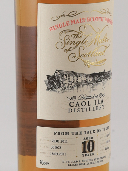 The Single Malts of Scotland Caol Ila 10 Year Old 2011