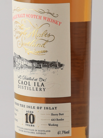 The Single Malts of Scotland Caol Ila 10 Year Old 2011
