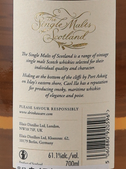 The Single Malts of Scotland Caol Ila 10 Year Old 2011
