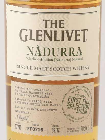 Glenlivet Nadura First Fill 2016 Release 59.1% [Parallel Import]