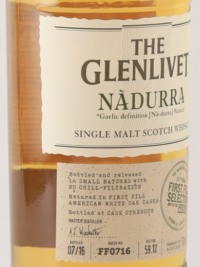 Glenlivet Nadura First Fill 2016 Release 59.1% [Parallel Import]