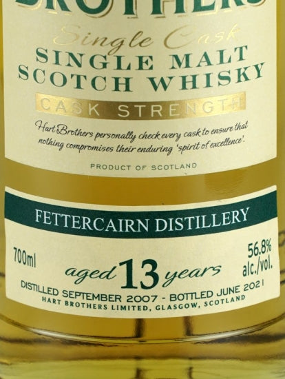 Hart Brothers Finest Collection Fettercairn 13 Year Old 2007