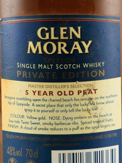 Glen Moray 5 Year Old Peated