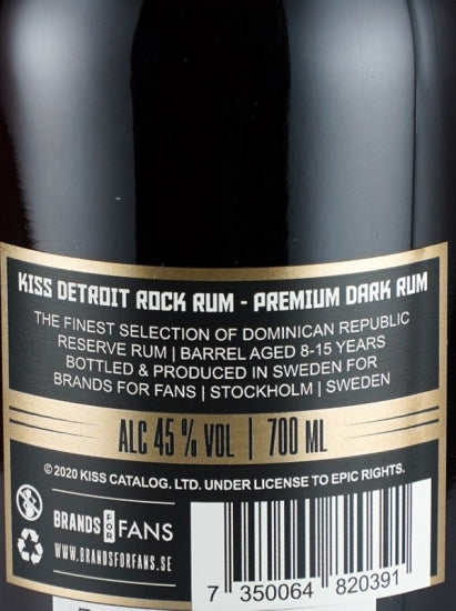 Kis Detroit Rock Premium Dark Rum