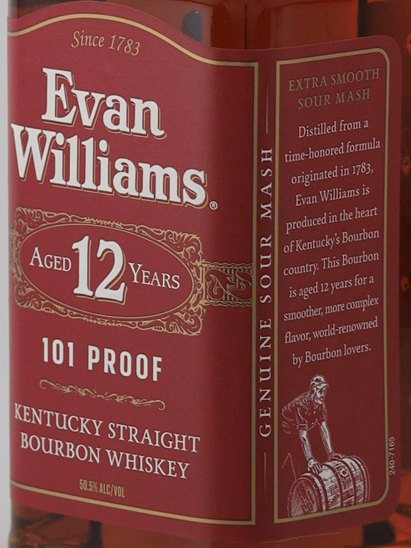Evan Williams 12 years new label
