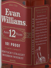 Load image into Gallery viewer, Evan Williams 12 years new label