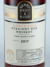 Load image into Gallery viewer, BB&amp;R Rye Whiskey 4 Year Old 2017