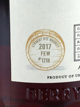 Load image into Gallery viewer, BB&amp;R Rye Whiskey 4 Year Old 2017