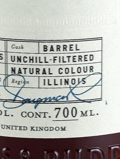 BB&R Rye Whiskey 4 Year Old 2017