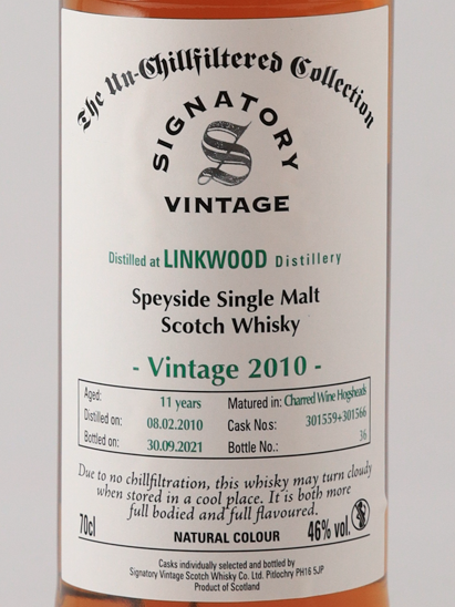 Signatory Linkwood 11 Year Old 2010