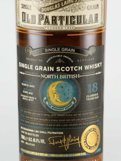 Old Particular Midnight North British 18 Year Old 2003