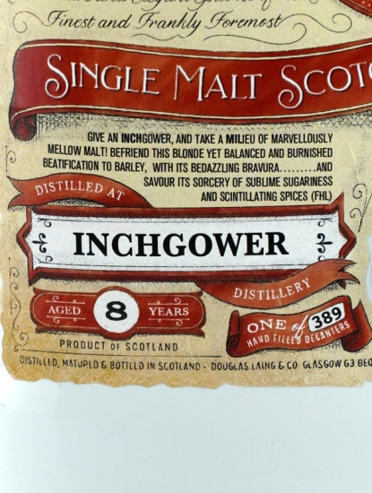Premier Barrel Inchgower 8 Year Old