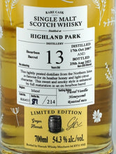 Load image into Gallery viewer, Lady of the Glen Highland Park 13 Year Old 2007