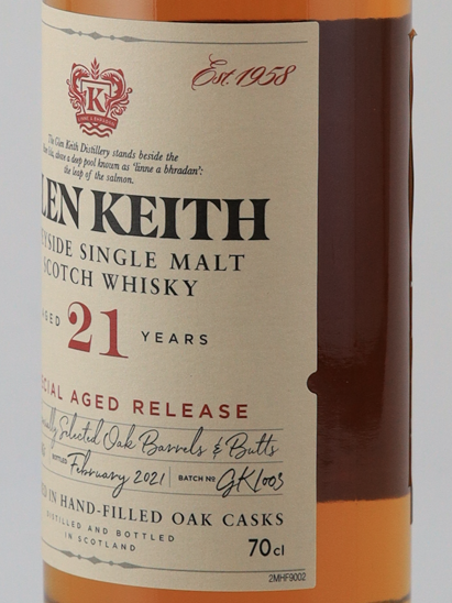 Glen Keith 21 Year Old 2021 Release