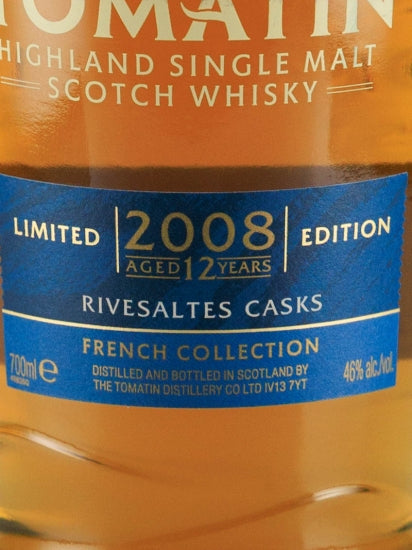 Tomatin 12 Year Old 2008 Rivazart Edition