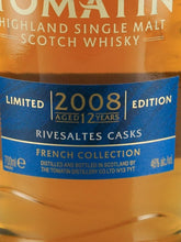 Load image into Gallery viewer, Tomatin 12 Year Old 2008 Rivazart Edition