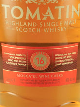 Load image into Gallery viewer, Tomatin 16 Year Old Moscatel Wine Cask