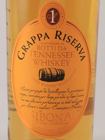 Sibona Grappa Tennessee Whiskey Wood Finish