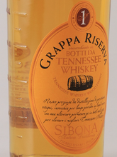Load image into Gallery viewer, Sibona Grappa Tennessee Whiskey Wood Finish