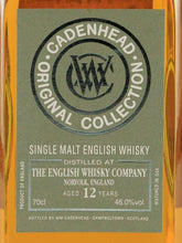 Load image into Gallery viewer, Cadenhead Original Collection English Whisky 12 Years Old