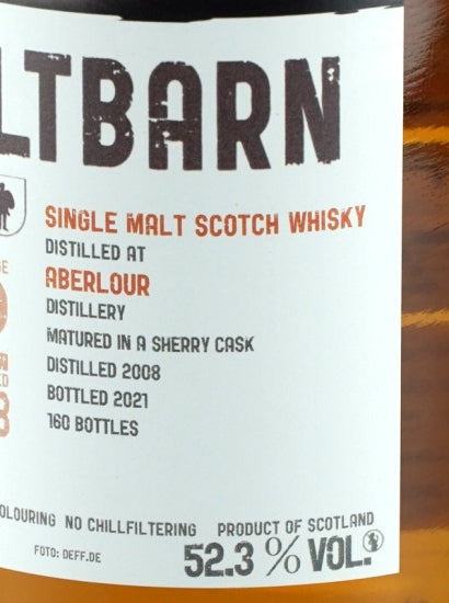 Maltbarn Aberlour 12 Years Old 2008
