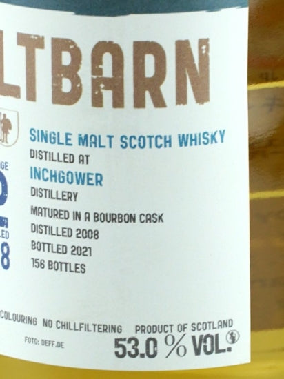 Maltbarn Inchgower 12 Years Old 2008