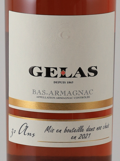 Gelas 30 Years Old 2021 Release