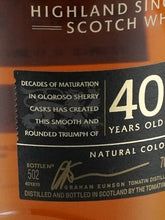 Load image into Gallery viewer, Tomatin 40 Years Old