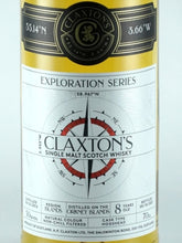 Load image into Gallery viewer, Claxstons Exploration Orkney Single Malt 8 Years Old 2012