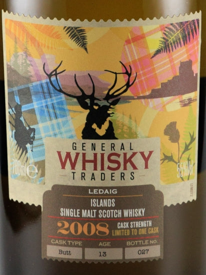 General Whisky Traders Ledaig 13 Years Old 2008