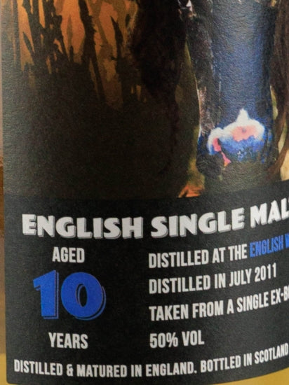 The Electric Cool English Whisky 10 Years Old 2011