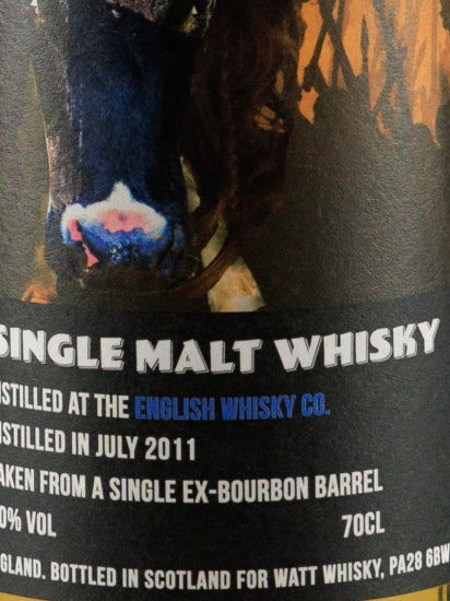 The Electric Cool English Whisky 10 Years Old 2011
