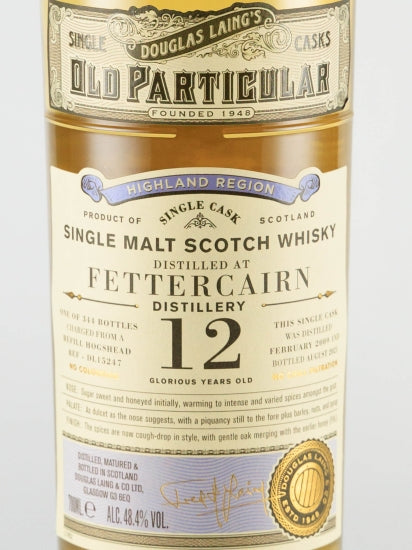 Old Particular Fettercairn 12 Years Old 2009