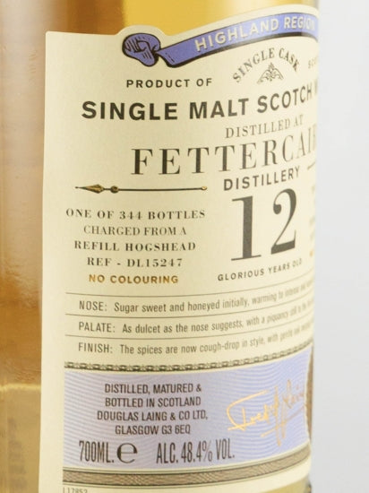 Old Particular Fettercairn 12 Years Old 2009