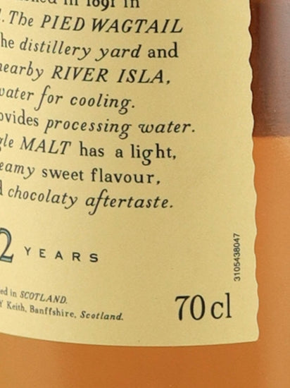 Strathmill 12 Years Old 2020 Release Lot 0010