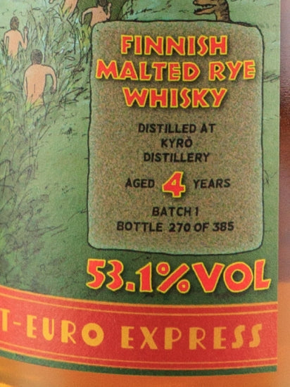 Boutique Whisky Kyro 4 Years Old Batch 1