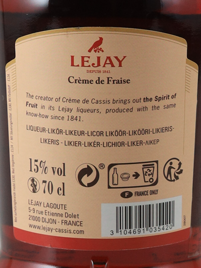 Lejay Crème de Strawberry
