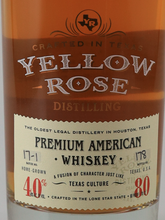 Load image into Gallery viewer, Yellow Rose Premium American Whiskey