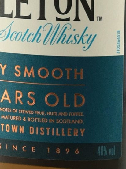 The Singleton 18 Years Old