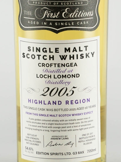 First Editions Loch Lomond 16 Years Old 2005