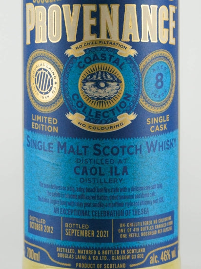 Provenance Coastal Collection Caol Ila 8 Years Old 2012