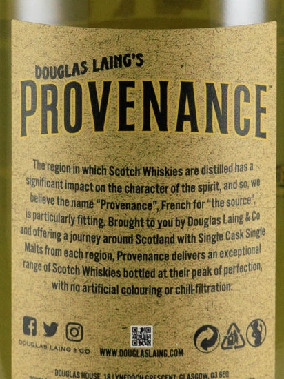 Provenance Coastal Collection Caol Ila 8 Years Old 2012