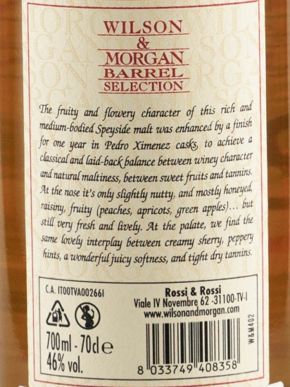 Wilson & Morgan Benrinnes 2011/2021