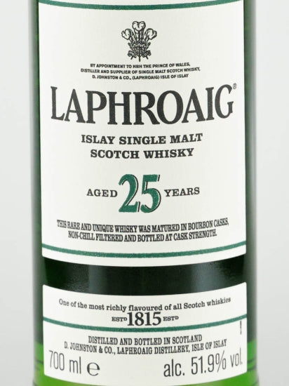 Laphroaig 25 Years Old Cask Strength 2021 Release